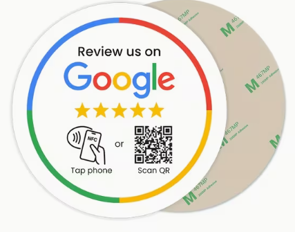 White Circle NFC